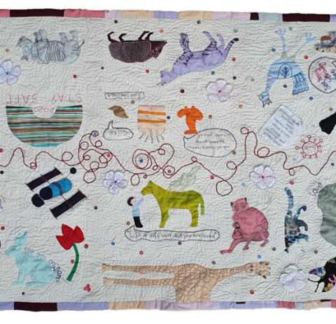 Adventures shared, together stitched