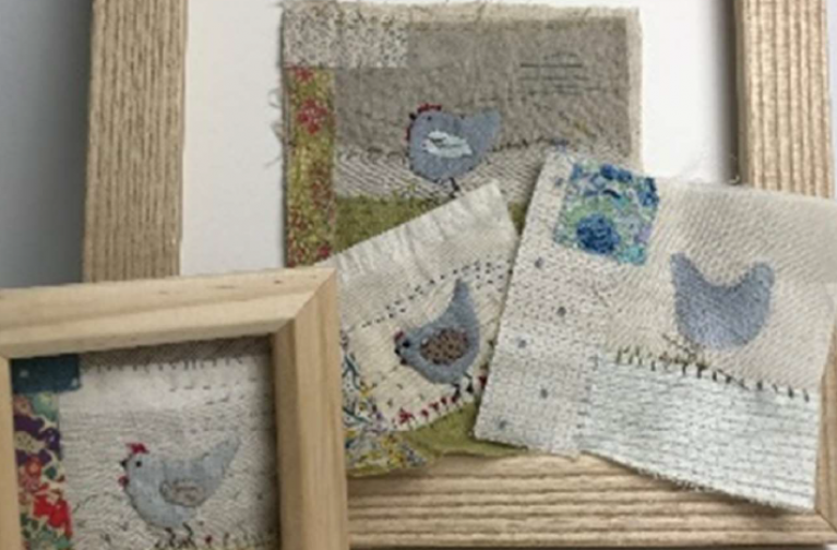Hilary Jane Cheshire: The Little Blue Hen Embroidery